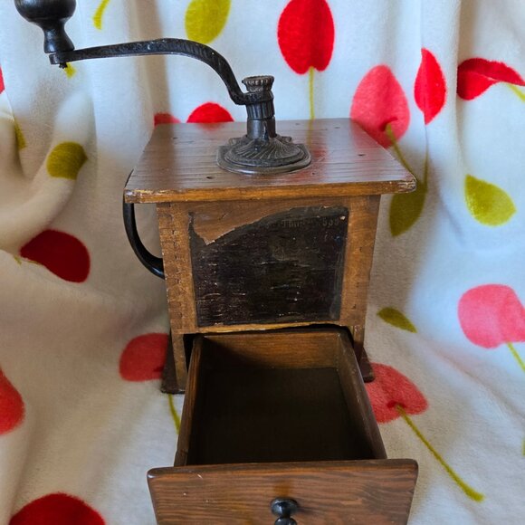 Vintage Antique Coffee Bean Grinder - Picture 3 of 4